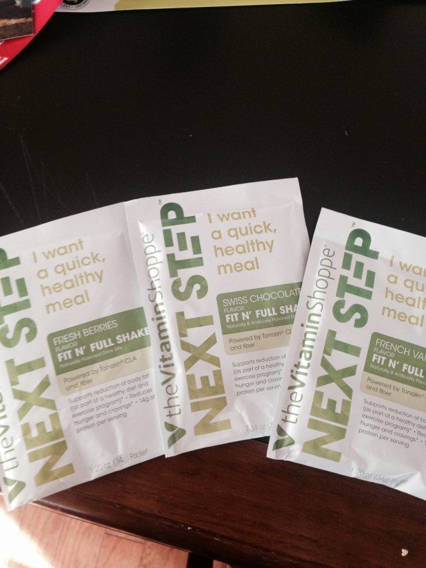 Vitamin Shoppe Shakes on the go...